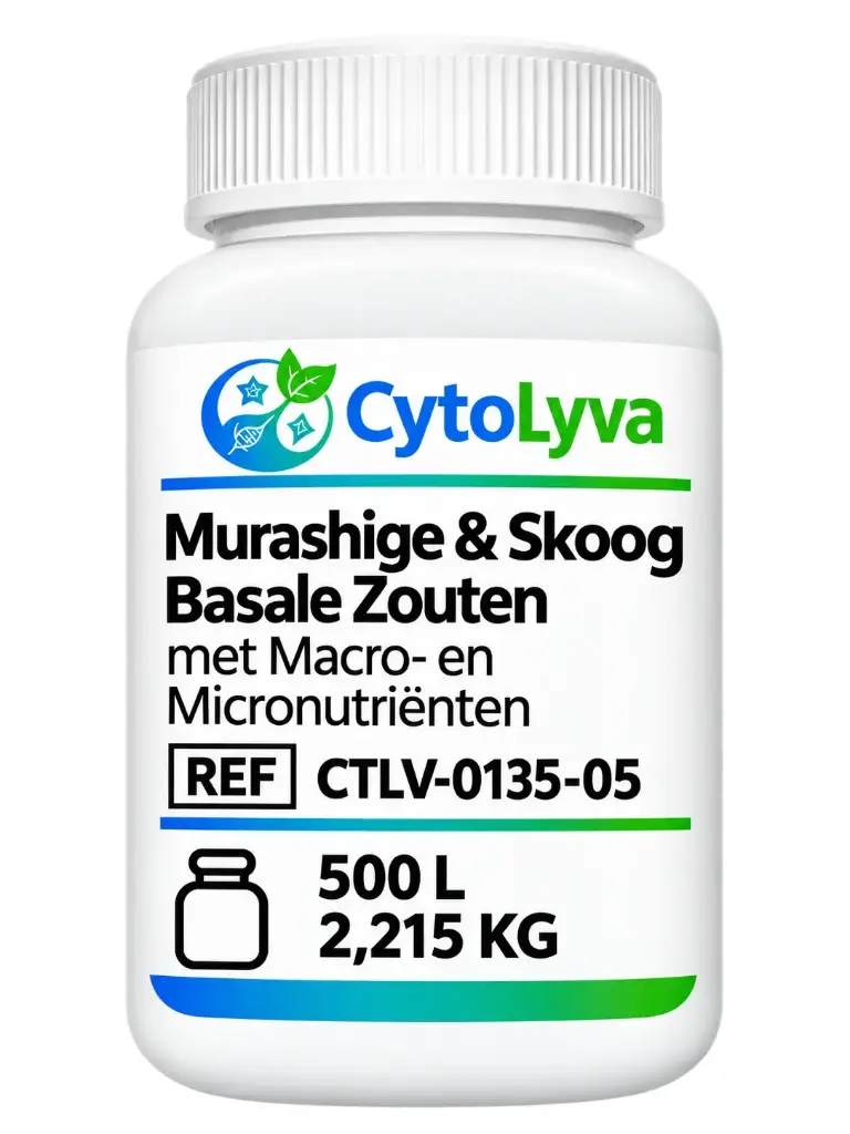 Murashige & Skoog Basale Zouten met Macro- en Micronutriënten