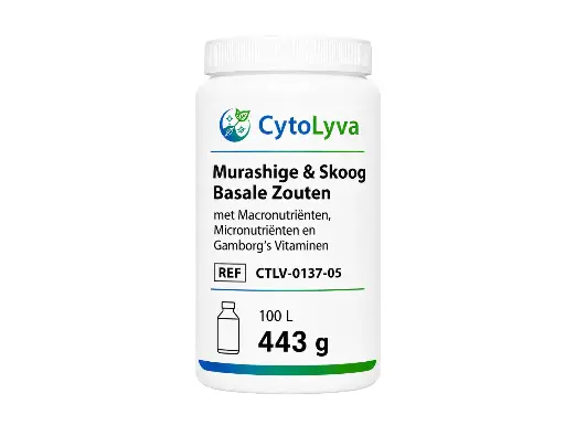 [CTLV-0137-05] Murashige & Skoog Basale Zouten met Macronutriënten, Micronutriënten en Gamborg's Vitaminen