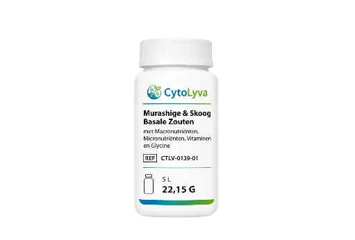 [CTLV-0139-01] Murashige & Skoog Basale Zouten met Macronutriënten, Micronutriënten, Vitaminen en Glycine
