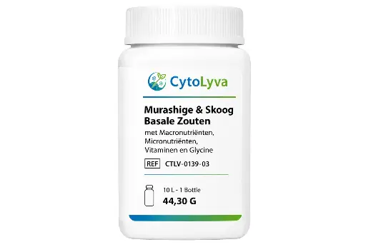 [CTLV-0139-03] Murashige & Skoog Basale Zouten met Macronutriënten, Micronutriënten, Vitaminen en Glycine