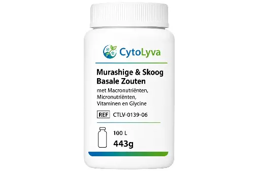 [CTLV-0139-06] Murashige & Skoog Basale Zouten met Macronutriënten, Micronutriënten, Vitaminen en Glycine