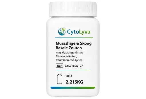 [CTLV-0139-07] Murashige & Skoog Basale Zouten met Macronutriënten, Micronutriënten, Vitaminen en Glycine