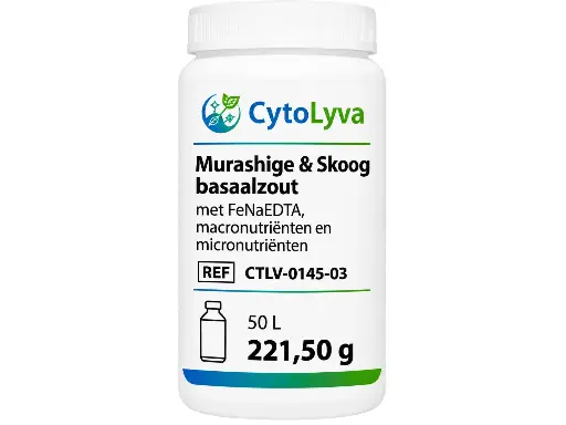 [CTLV-0145-03] Murashige & Skoog basaalzout met FeNaEDTA, macronutriënten en micronutriënten
